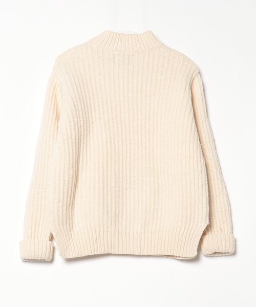 VICTIM◇ニット・セーター(厚手)/L/ナイロン/NVY/VTM-22-N-129 VICTIM