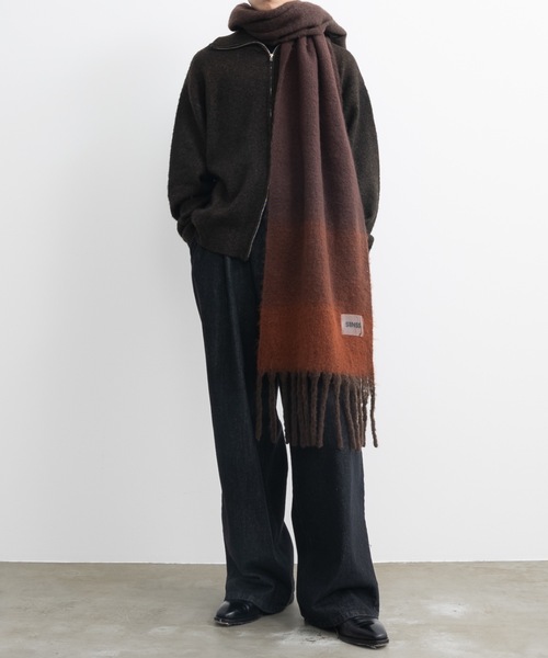 SINSS マフラー フリー ブラック メンズ : ZOZOTOWN Yahoo!店 - 通販