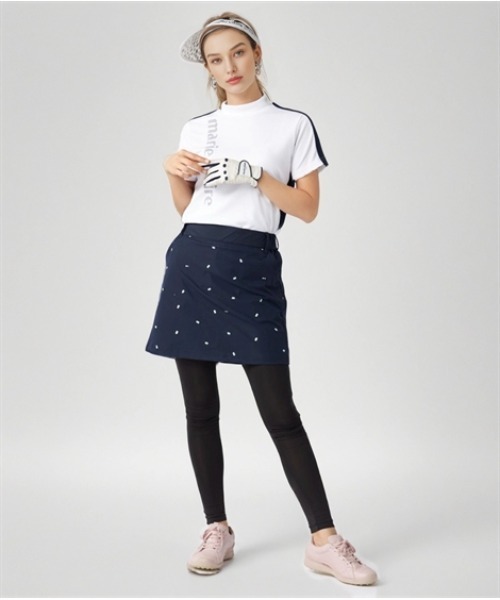 SMILELAND スカート marie claire sport レギンス付きストレッチ