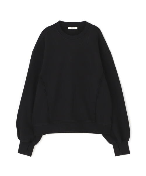 トレーナー スウェット BLR/ビーエルアール/OVER-FIT RAW-CUTTED LINE SWEATSHIRTS レディース メンズ