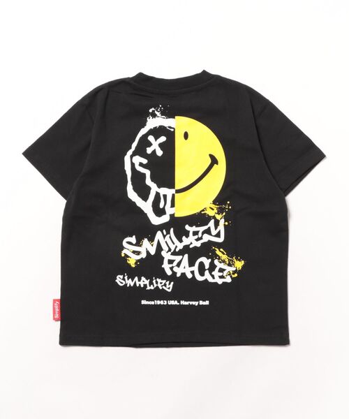 tシャツ Simplify スマイルプリントBIGTシャツ キッズ 子供服 男の子 