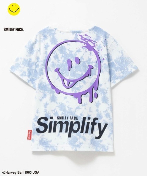 tシャツ Simplify スマイルプリントBIGTシャツ キッズ 子供服 男の子