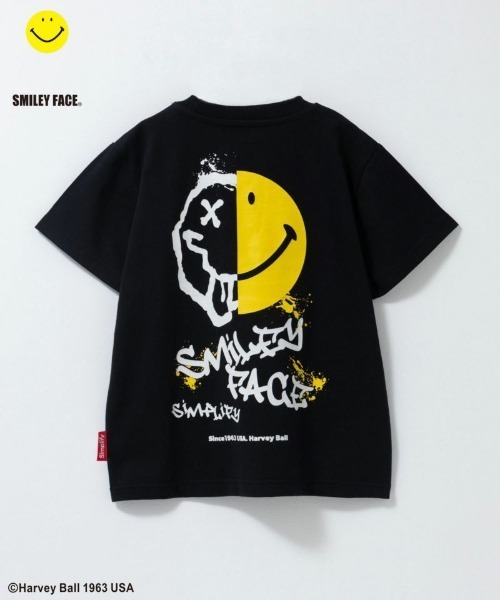 tシャツ Simplify スマイルプリントBIGTシャツ キッズ 子供服 男の子 
