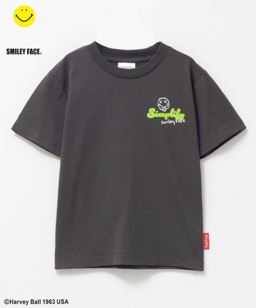 tシャツ Simplify スマイルプリントBIGTシャツ キッズ 子供服 男の子 