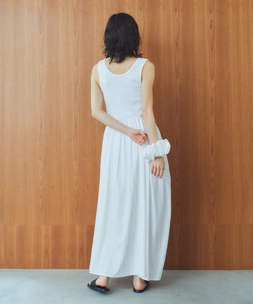 LIENCOEUR ワンピース ペタルリブドッキングワンピース : ZOZOTOWN