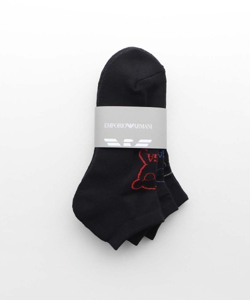 EMPORIO ARMANI 靴下 「3足セット」EMPORIO 足底パイル