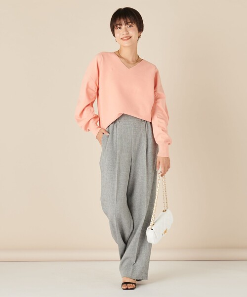 NOLLEY'S（ノーリーズ） 長袖ニット 38 サーモンピンク レディース