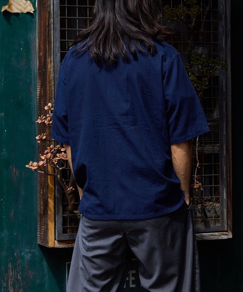 ADAM ET ROPE'（アダムエロペ） シャツ 「WILD LIFE TAILOR」カディ