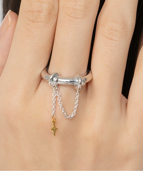 指輪 リング LAPUIS(ラピュイ) Ornament ring レディースの画像