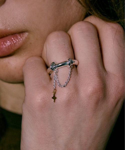 指輪 リング LAPUIS(ラピュイ) Ornament ring レディースの画像