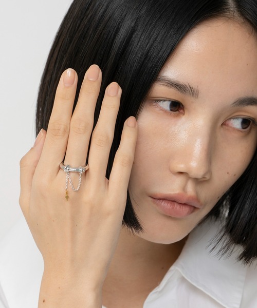 指輪 リング LAPUIS(ラピュイ) Ornament ring レディースの画像