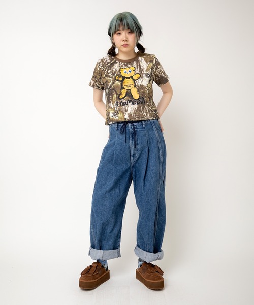 RNA（アールエヌエー） ワイドパンツ ジーンズ デニム デニムパンツ