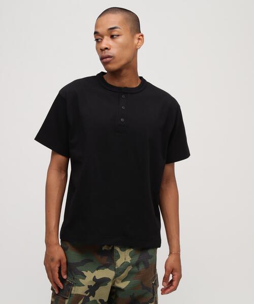 AVIREX（アヴィレックス） ヘンリーネック tシャツ HENLEY NECK PACK T