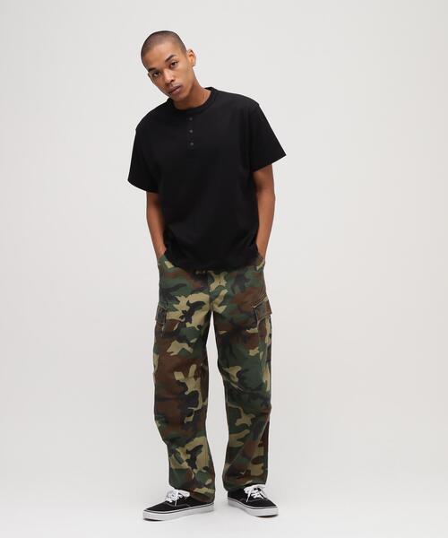 AVIREX（アヴィレックス） ヘンリーネック tシャツ HENLEY NECK PACK T