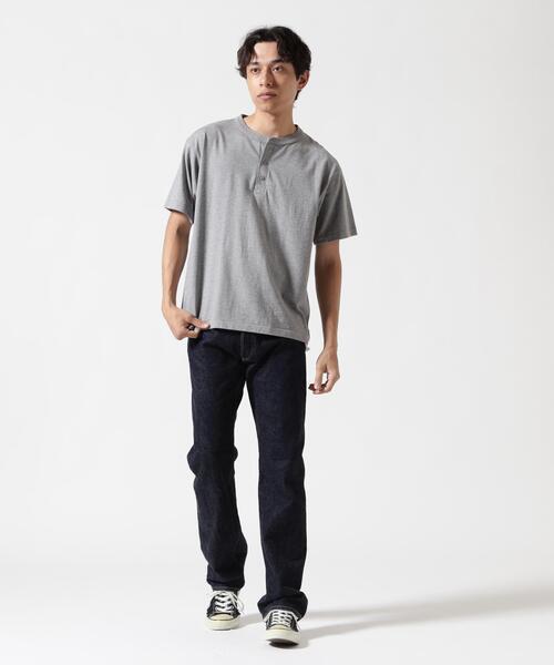 AVIREX（アヴィレックス） ヘンリーネック tシャツ HENLEY NECK PACK T