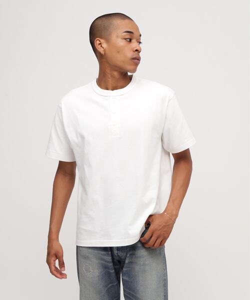 ※2枚セット AVIREX アヴィレックス 半袖 ヘンリーネック Mサイズ AVIREX（アヴィレックス） ヘンリーネック tシャツ HENLEY NECK PACK T