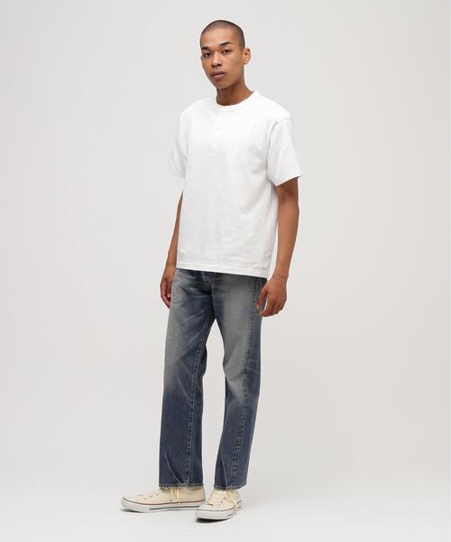 AVIREX（アヴィレックス） ヘンリーネック tシャツ HENLEY NECK PACK T