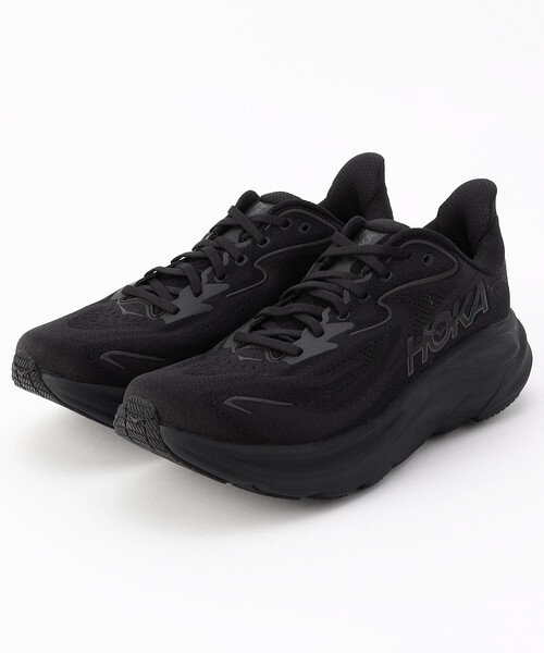 【て】HOKA ONE ONE メンズスニーカー 27cm HOKA ONE ONE◇ローカットスニーカー/27cm/BLK : セカンド