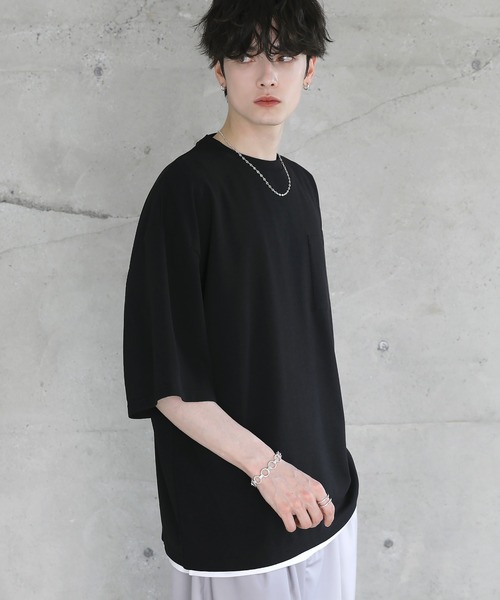 「ETELIO」 半袖Tシャツ L ホワイト メンズ