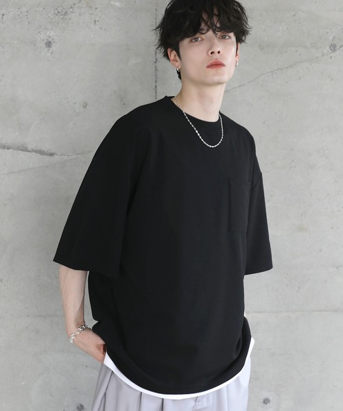 「ETELIO」 半袖Tシャツ L ホワイト メンズ