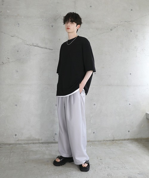 「ETELIO」 半袖Tシャツ L ホワイト メンズ