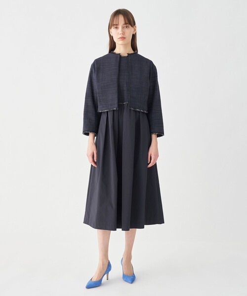 Ballsey（ボールジィ） ドッキングワンピース 36 ネイビー レディース