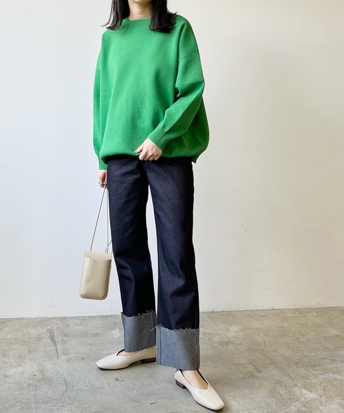「LIAN」 デニムパンツ SMALL インディゴブルー レディース