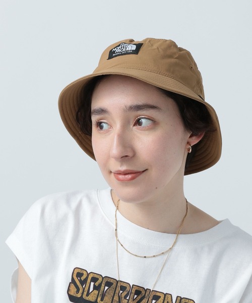 THE NORTH FACE 「THE FACE」 ハット FREE ベージュ レディース
