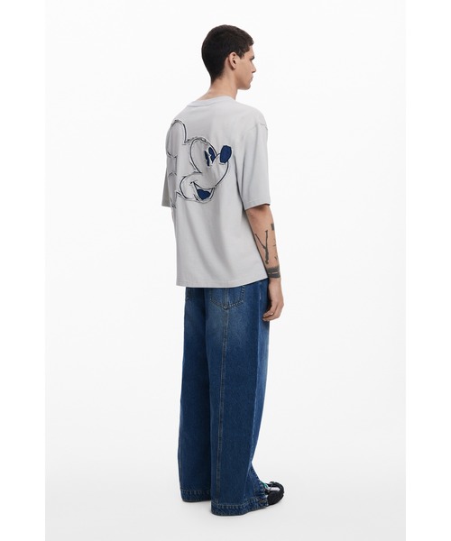 新品✨タグ付き♪デシグアル　ミッキーマウス　綿素材　着心地◎ Tシャツ　大特価 Desigual デシグアル Tシャツ MICKEY MOUSEコラボ 25SWTKAG |