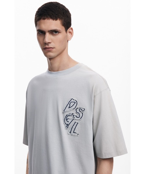 Desigual（デシグアル） tシャツ ミッキーマウスパッチワークTシャツ