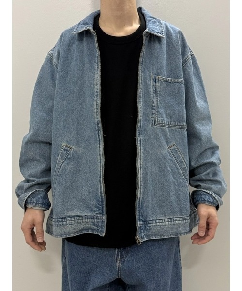 GAP デニムジャケット インディゴブルー ギャップ GAP デニムジャケット Gジャン ウォッシュ加工