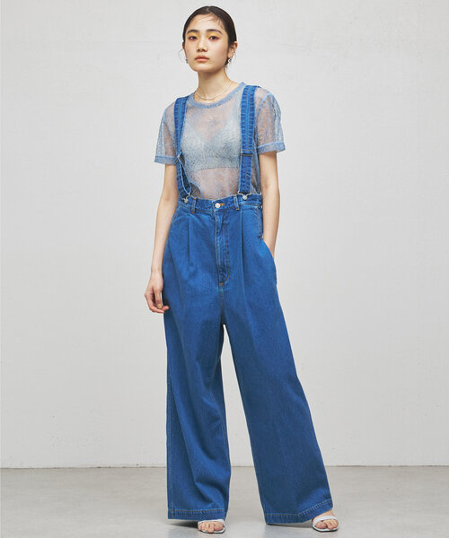 ウィムガゼット Whim Gazette 24SS GEMINI デニムワイドパンツ  