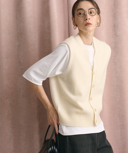 BEAUTY＆YOUTH UNITED ARROWS ベスト ジレ ウールカシミヤブレンド
