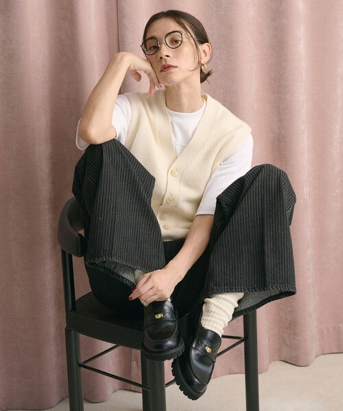 BEAUTY＆YOUTH UNITED ARROWS ベスト ジレ ウールカシミヤブレンド