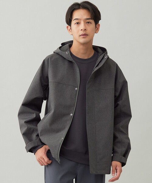 UNFILO（アンフィーロ） ブルゾン アウター 防風撥水 フードブルゾン