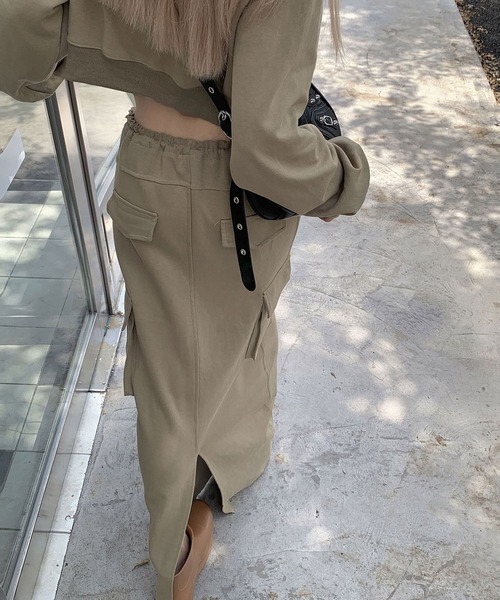 meJane（ミージェーン） セットアップ ジャージスウェットクロップド