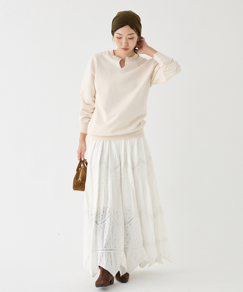 IENA（イエナ） スカート venit/ヴェニット レーススカート VEC-5534-B