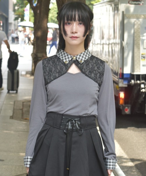 axes femme（アクシーズ ファム） tシャツ 襟付きトップス レディース