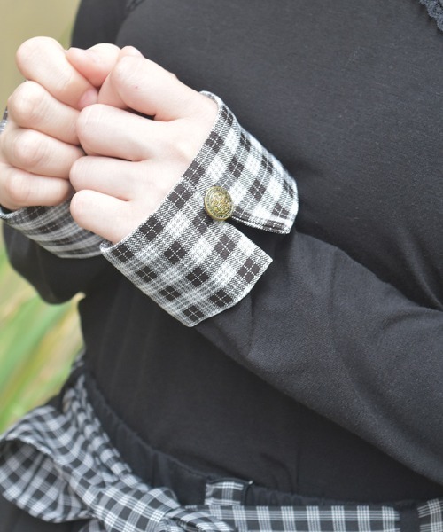 ▶◀アクシーズファム▶◀カットソー▶◀トップス▶◀アウター▶◀シャツ▶◀Tシャツ axes femme（アクシーズ ファム） tシャツ 襟付きトップス レディース
