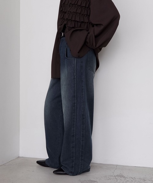 foxey フォクシー　デニム　ワイドパンツ forksy.（フォルクシー） ジーンズ デニム デニムパンツ 「forksy