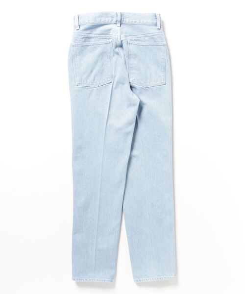 「LOEFF」 加工デニムパンツ 0 ライトブルー レディース_画像2