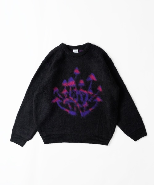 WISH FOR EVER（ウィッシュフォーエバー） 長袖ニット MEDIUM ネイビー