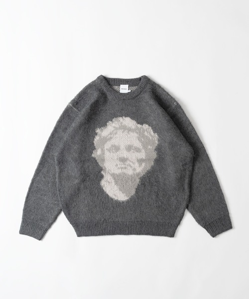 WISH FOR EVER（ウィッシュフォーエバー） 長袖ニット MEDIUM ネイビー