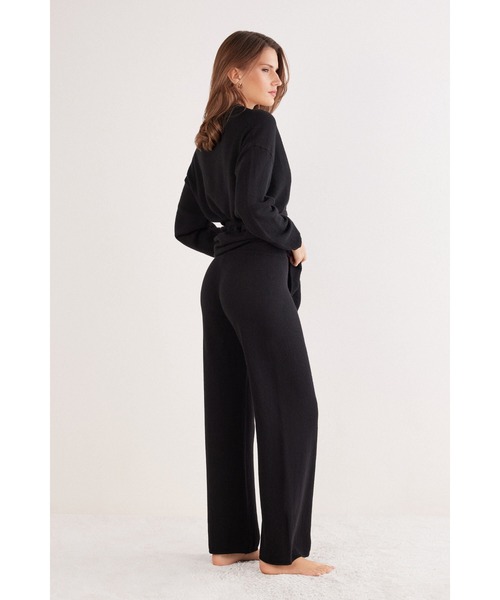 パジャマ ルームウェア PANTALONE PALAZZO 100% CASHMERE レディース_11