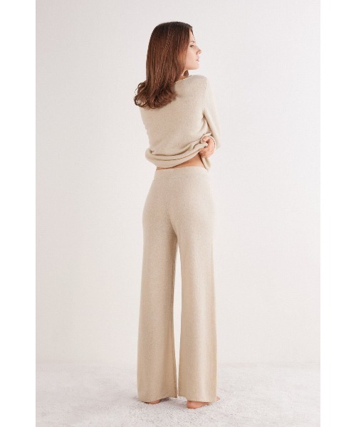 パジャマ ルームウェア PANTALONE PALAZZO 100% CASHMERE レディース_20