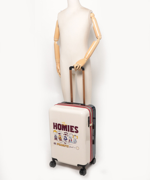 スーツケース 「PEANUTS/ピーナッツ」 スヌーピー ポーチ付きキャリーケース 48L(55L)_7