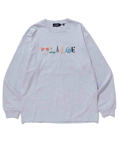 XLARGE 「XLARGE」 長袖Tシャツ X-LARGE ホワイト メンズ : ZOZOTOWN