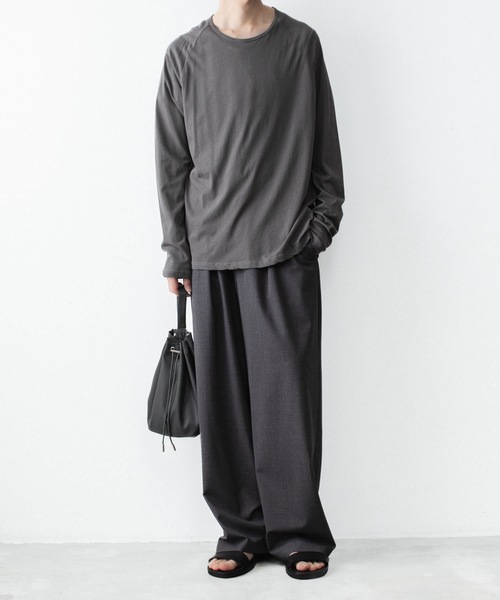 ワイドパンツ スラックス メンズの画像