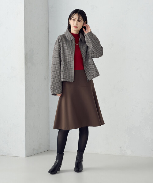 COMME CA ISM（コムサイズム） スカート ミディ丈 フレアスカート