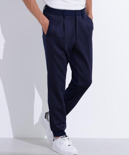 【極美品】PING ピンアパレル ストレッチジョガーパンツ ダンボールニット PING（ピン） パンツ 「PING APPAREL」PINGキルトジャカード/全方向